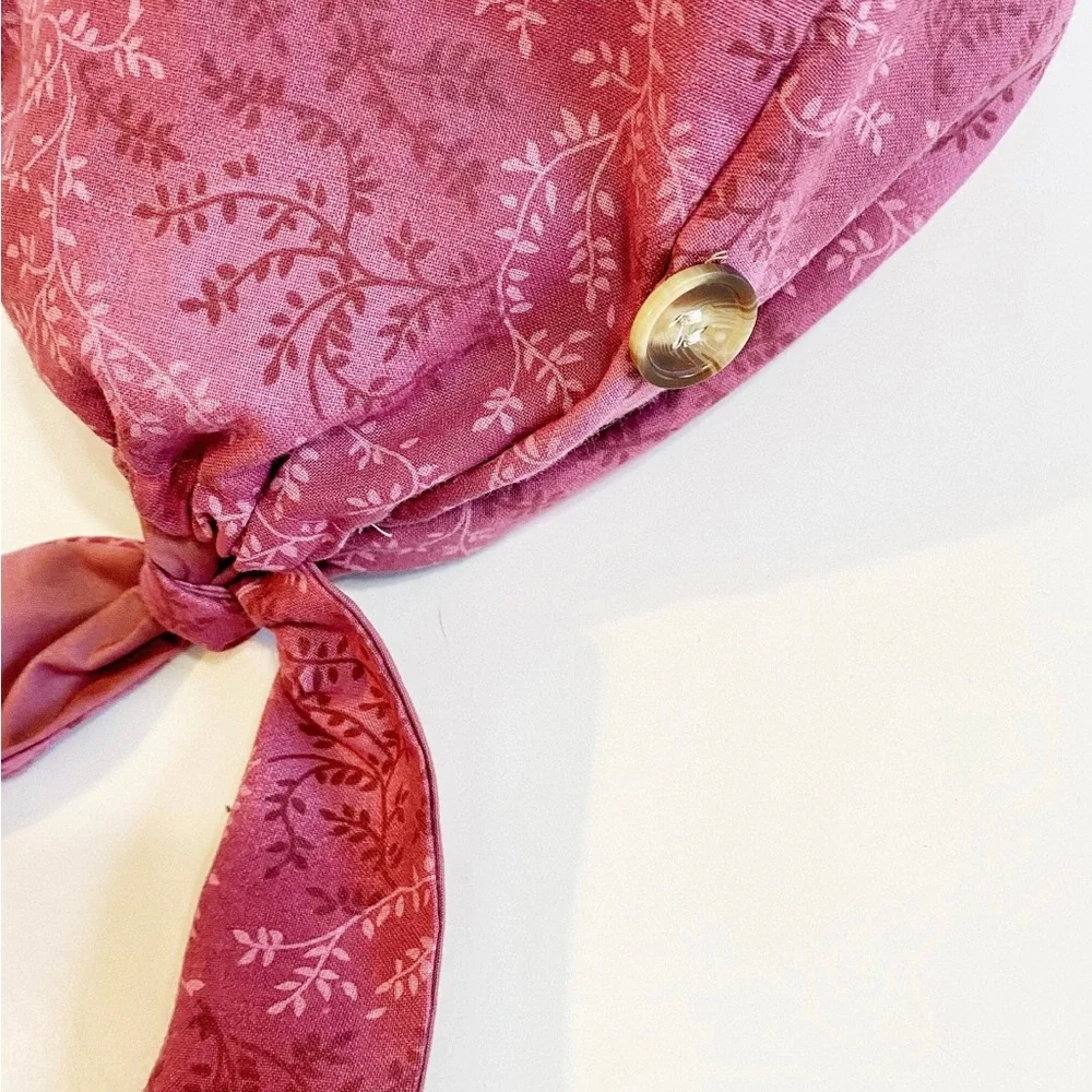 Botanical Pink Scrub Cap - Picture 2 of 4